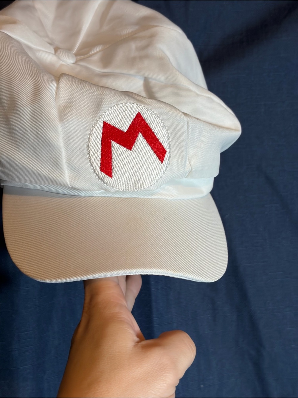 White Mario Bros. Cap/Hat

Like new- used once